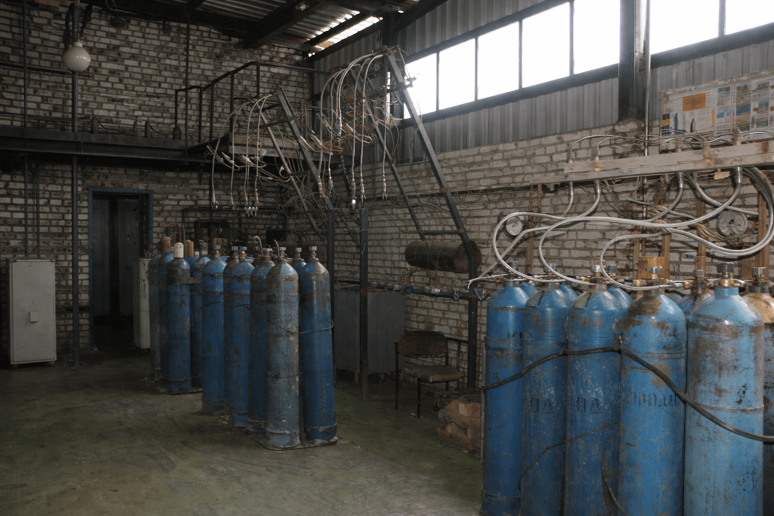 Цех наполнения кислорода
